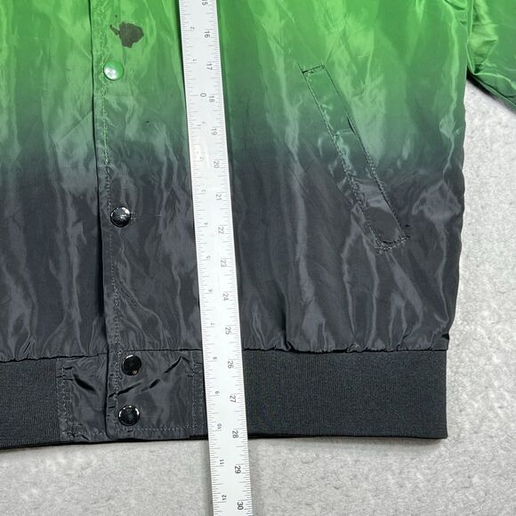 Boston Celtics Jacket L Green Black 2 Tone Limited Button Up NBA Basketball - Picture 6 of 11